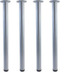 QLLY 28 inch Adjustable Metal Desk Legs, Heavy Duty Furniture Table Legs by QLLY