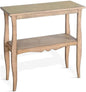 Sunny Designs Marina Oak Beach Pebble Solid Wood and Veneers Side Table by Sunny+Designs