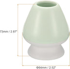 HARFINGTON Ceramic Chasen Stand 73mm Matcha Whisk Holder Teas Set Whisks Stand Traditional Matcha Tea Chasen Holder Tea Set Accessories for Tea Tasting, Green White