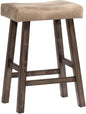 Hillsdale Furniture Saddle Backless, Rustic Gray Bar Stool by HillsdaleFurniture