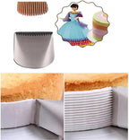 Half Row Braided Flower Piping Tips Set, BasketweavePiping Tip Set, Stainless Steel Piping Nozzles Kit, Braided DecoratingTube Set, for Pastry Cupcakes Cakes Cookies Decorating (6 Pcs)