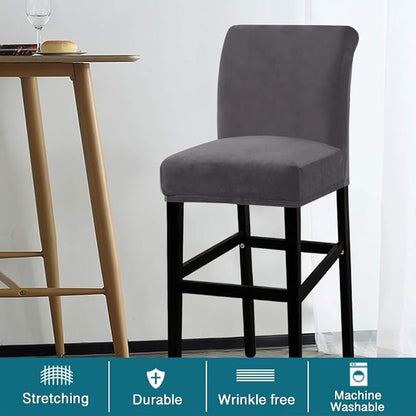 Turquoize Bar Stool Covers 2 Pack Bar Stool Covers - Image 2