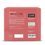 HANDPICK, Peach Tea Bags (80 Count) Non-GMO, Caffeine-Free - Peach, Hibiscus, Cinnamon, Cloves, Ginger | Floral & Refreshing Herbal Tea Bags, Brew Iced Tea or Hot Tea