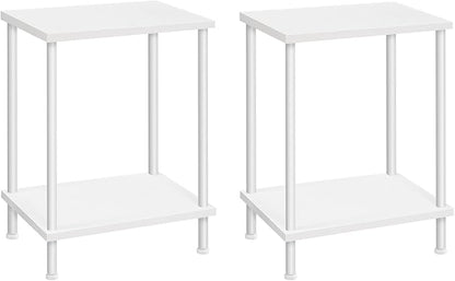 HOOBRO End Tables Set of 2, Small Side Table, Nightstand by HOOBRO