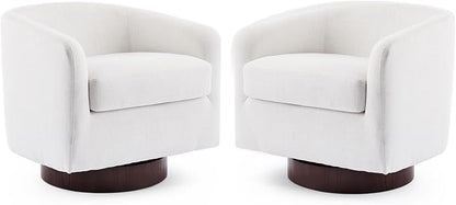 VINGLI 360°Swivel Accent Chairs Set of 2 - Image 9