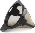 Reusable Coffee Filter Basket for Ninja, Stainless Steel Cone Coffee Permanent Filters, Replacement Parts for Ninja Coffee Maker CM300/305/401|CP300/301/305/307/307C