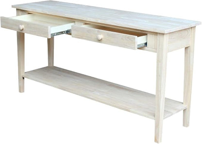IC International Concepts Spencer Server Extended Length Console Table - Image 6