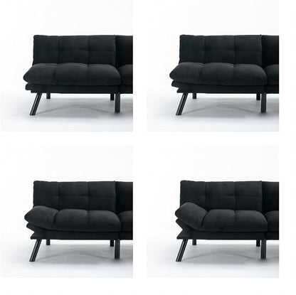 GDFStudio Hayezc Loveseat Sofa, Convertible Sofa Bed, 2-in-1 Folding Modern - Image 7
