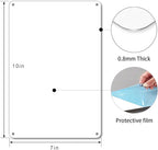 White Blank Metal Sign,10 x 7 Inches Sturdy Rust Free Aluminum Metal Signs White Color Blank Sign, Waterproof, Easy Mounting, Indoor or Outdoor Use (4)