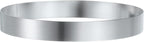 HARFINGTON Round Cake Ring 5.5 x 1 Inch Seamless Stainless Steel Pastry Mousse Dessert Ring Mirror Coating for Baking Cooking English Muffins Crumpet Making Tool
