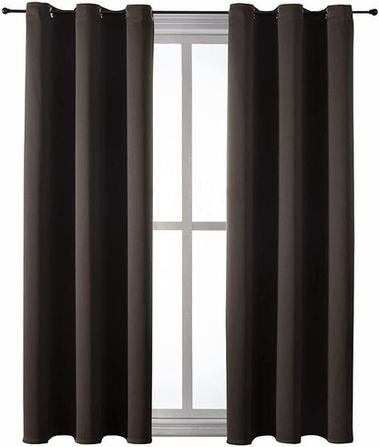 ChrisDowa Blackout Curtains for Bedroom and Living Room 63 Inches Long | 2 - Image 7