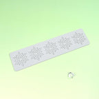 mostsom Silicone Mold 3D Hollow Out Lace Mold 3D Cake Christmas Snowflakes Silicone Mould Fondant Chocolate Stencil Border Bakeware Cake Decorating (M_ Snowflower)