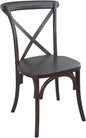 EMMA + OLIVER Walnut X-Back Chair by EMMAOLIVER