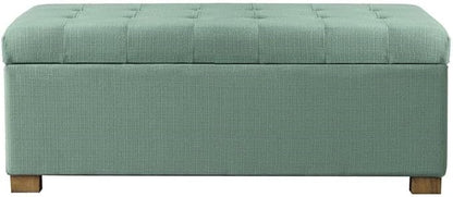 HomePop Large Storage Ottoman Bench - Image 6