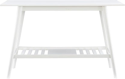 Linon Melissa White Mid Century Console Table - Image 10