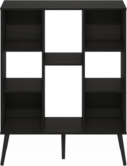 Furinno Claude Mid Century Style Book Shelf, 8-Cube Bookshelf, Cube Storage - Image 6