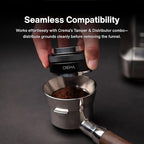 Crema Coffee Products 54mm Dosing Funnel|Compatible with 54mm Breville Portafilter,DualBoiler and OracleEspressoMachines|PreventsSpillage&Waste|DurableStainlessSteel|EasyFit for Clean,ConsistentDosing