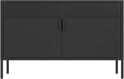 Washsemba 2 Door Storage Sideboard, Metal Storage Cabinet - Image 3