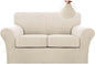 Turquoize 3 Piece Sofa Covers for 2 Cushion Couch Sofa Slipcover Soft Cover for by Turquoize