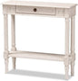 Baxton Studio Ariella Country Cottage Farmhouse Whitewashed 1-Drawer Console by BaxtonStudio