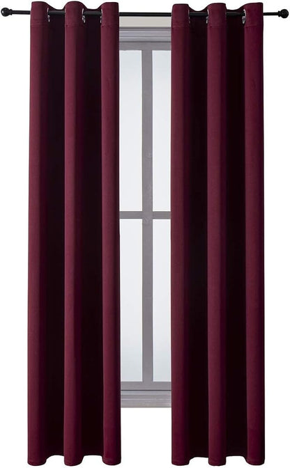ChrisDowa Blackout Curtains for Bedroom and Living Room 84 Inches Long | 2 - Image 7