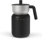 CROWNFUL Milk Frother, Electric 5-in-1 Milk Frother and Steamer with Temperature Control, Dishwasher Safe, Auto Shut-Off Frother