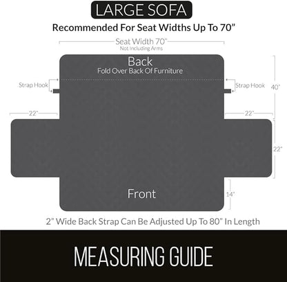 Sofa Shield Couch Slip Covers for Dogs, Reversible Furniture Protector - Image 6