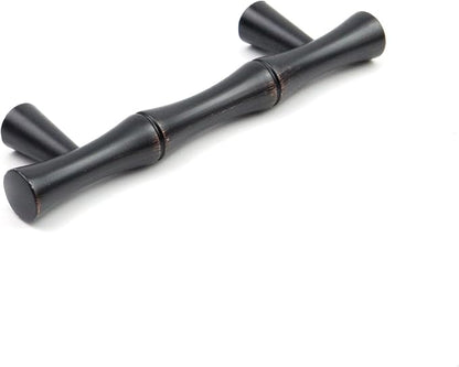 2PCS Bamboo Zinc Alloy Cabinet Handles, 2.5 Inch Hole Distance - Image 5