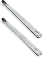 2PCS 1/32 Teaspoon(1/32tsp, 0.16ml, Smidgen) Single Tiny Measuring Spoon, Small Individual Stainless Steel Measure Spoons Only