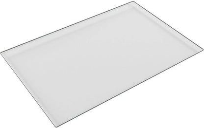 Fab Glass and Mirror Tempered Glass Table Top 24x36 Inch Rectangle 1/4" Thick Clear Furniture Protector with Flat Polish Edge Eased Corners for Coffee Dining Tables Desks