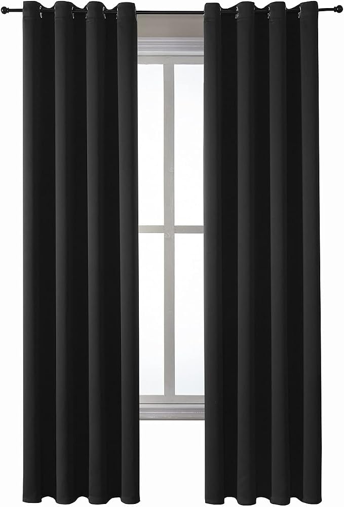 ChrisDowa Blackout Curtains for Bedroom and Living Room 95 Inches Long | 2 - Image 7