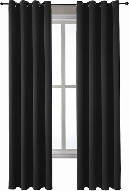 ChrisDowa Blackout Curtains for Bedroom and Living Room 95 Inches Long | 2 - Image 7
