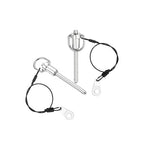UXCELL 1 Pcs Quick Release Pin, 1/4" x 2" (Dia. x L), Silver, 304 Stainless Steel