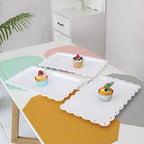 5 Pcs Dessert Table Stand Set - 2x Small 3 Tier Plastic Cupcake Display Stands Cookie Tray Rack Serving Tower & 3x Trays for Wedding Baby Shower Tea Party