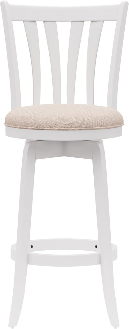 Hillsdale 29.5" Savana Wood Swival Bar Height Stool - Image 10