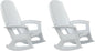 Semco Rockaway Heavy-Duty Outdoor Rocking Chair w/Low Maintenance All-Weather by Semco