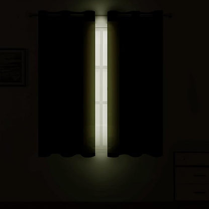 Olive Green Thermal Blackout Curtains/52 x 54 Inch/Set of 2 Panels Room - Image 3