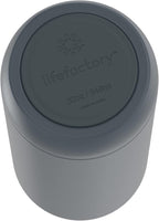 Lifefactory 32-Ounce Stainless Steel Vacuum-Insulated Sport Bottle, Carbon