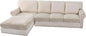 H.VERSAILTEX Velvet Stretch Sectional Couch Covers 4 Pieces Sofa Seat Cushion by HVERSAILTEX