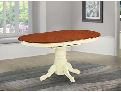 East West Furniture AVT-WHI-TP Avon Dining Table - Image 2