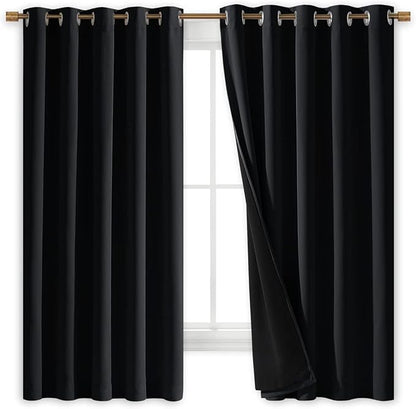 NICETOWN Complete 100% Blackout Curtains, Thermal Insulated & Energy Efficiency - Image 3