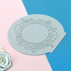 Silicone Lace Mold, Wedding Cake Lace Mat, Coral Cake Decorating Mold Flower Fondant Impression Mats for Edible Lace Fondant Mold, Sugar-Lace Cupcake Mat Tools (A_6.6x6.4x0.12inch)