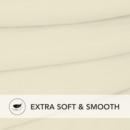 PureFit Stretch Couch Covers for Sofa Large Sofa Slipcovers Ivory | 1-Piece - Image 5