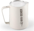 MHW-3BOMBER Milk Frothing Pitcher, 20oz/600ml Milk Frother Cup for Barista, SUS304 Stainless Steel Espresso Steaming Pitchers for Latte Art/Cappuccino/Coffee/Milk, P3013W-OS