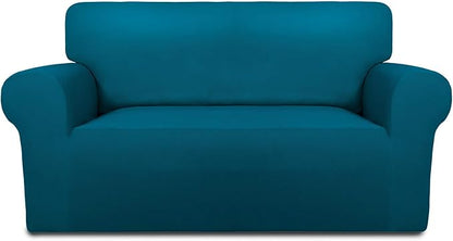 PureFit Stretch Loveseat Covers Fleece Couch Covers by PureFit