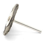 20PCS T-shaped Wire Brushes - Metal Rust Removal, Polishing, Cleaning - 38mm Diameter, 3mm Shaft - Removes Burrs, Dust, and Oxide Layer - Handles Rough Surfaces - Designed for Industrial and DIY Use