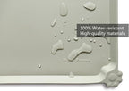 Hoki Found X-Large Silicone Pet Feeding Mats - Non Slip, Waterproof Dog & Cat Food Mats - Placemats for Carpet - Cream Green