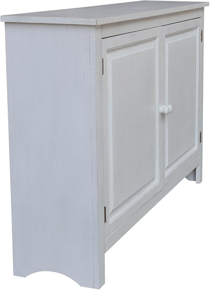 International Concepts 34" High Solid Wood Hall Storage Cabinet Cupboard - Image 4