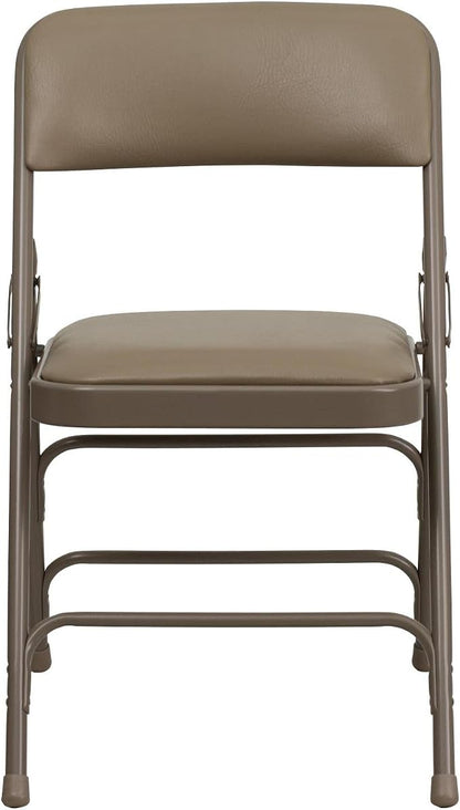 Flash Furniture 4 Pack HERCULES Series Curved Triple Braced & Double Hinged - Image 5