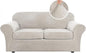 H.VERSAILTEX Real Velvet Plush 3 Piece Stretch Sofa Covers Couch Covers by HVERSAILTEX